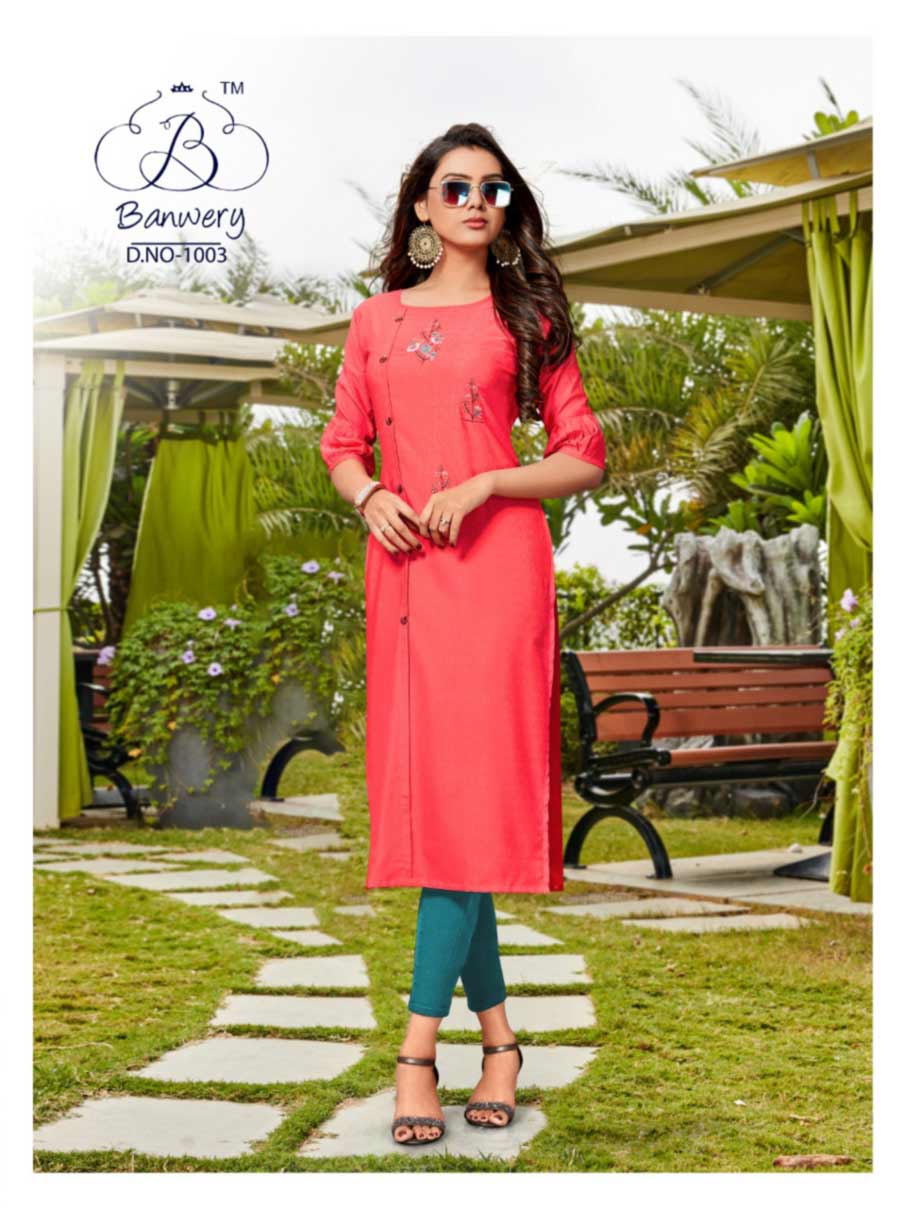 Fashion Tree Embroidery Design Kurti Set Fashion Tree Embroidery Design Kurti Set